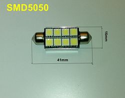 Led rovka Canbus 12V 8 led sufit 41mm bl